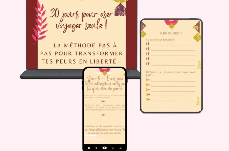 défis 30 jours pour apprendre à voyager seule - coaching féminin