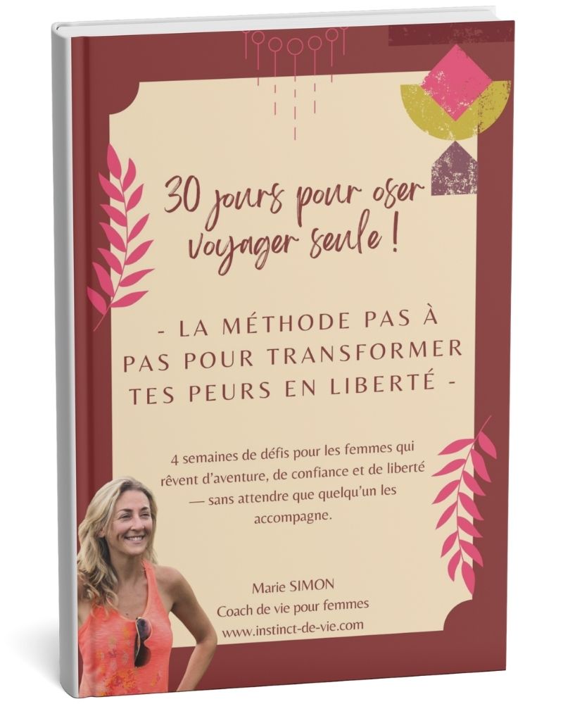 ebook 30 jours de défis pour oser voyager seule - coaching féminin